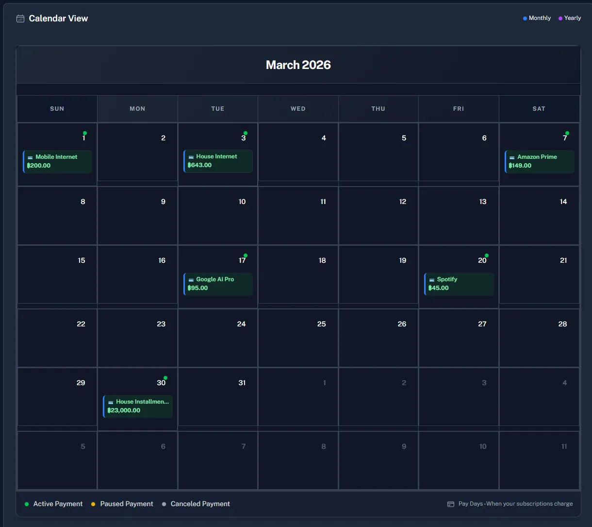 My own financial tools